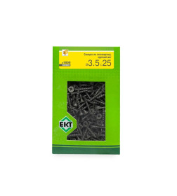 Саморез по ГК 3.5х25 крупный шаг (к дереву), фосфат, ЕКТ (упак/1.000шт)
