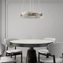 Люстра светодиодная хрустальная 101004 LED никель хрусталь Strotskis (a071451) 