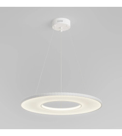 Светильник подвесной светодиодный с абажуром из ткани 101001 LED белый