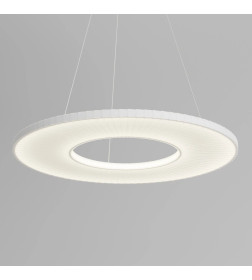 Светильник подвесной светодиодный с абажуром из ткани 101001 LED белый