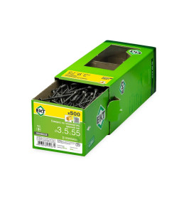 Саморез по ГК 3.9х75 крупный шаг (к дереву), фосфат, ЕКТ (упак/250шт)