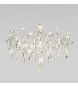 Светильник подвесной светодиодный с фигурным хрусталем 443/1