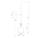 Бра со стеклянным плафоном 201002 (a071498) 