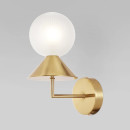 Светильник настенный в цвете латунь с фактурным плафоном 302002 (a071470) 