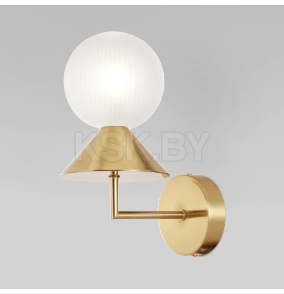 Светильник настенный в цвете латунь с фактурным плафоном 302002 (a071470) 