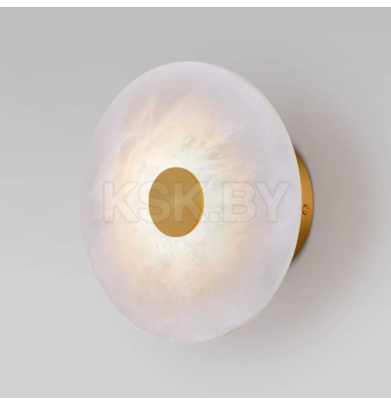 Светильник настенный светодиодный с мраморным рассеивателем 40340 LED латунь (a066529) 