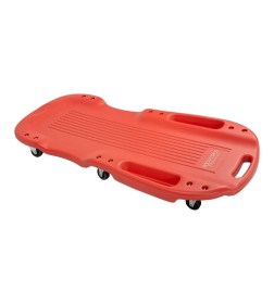 Лежак пластиковый подкатной на 6-ти колесах RockForce