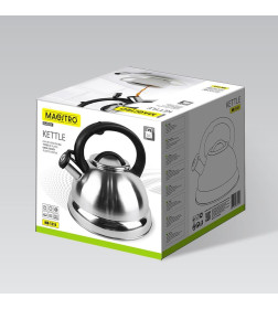 Чайник 3л со свистком, нержавеющая сталь MR-1313 Maestro