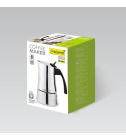 Гейзерная кофеварка 300 мл нерж ст, MR-1668-6 Maestro.Espresso Moka