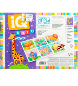 Пластиковое лото для малышей (нов) 3+ Играем в прятки. Кто это спрятался? арт. 29157