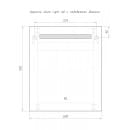 Зеркало с подсветкой Домино Good Light Sansa 60 GL7004Z Уценка (GL7004Z) 