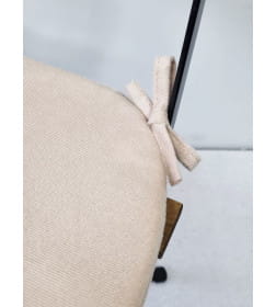 Подушка для сиденья MATEX ARIA. Размер: 41x26x41 Цвет: светло-бежевый. Состав: полиэстер 100%. Наполнитель: пенополиуретан 100%. А