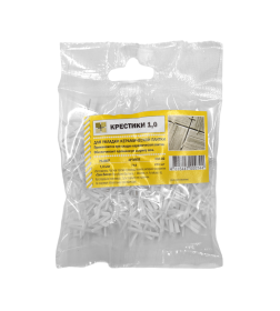 Крестик для плитки 1,0 мм, пластмассовый (уп 200шт)