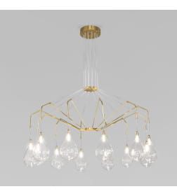 Люстра умная подвесная со стеклянными плафонами 201002/12