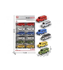 Набор машинок (12 шт) арт. 3021075-123-15D