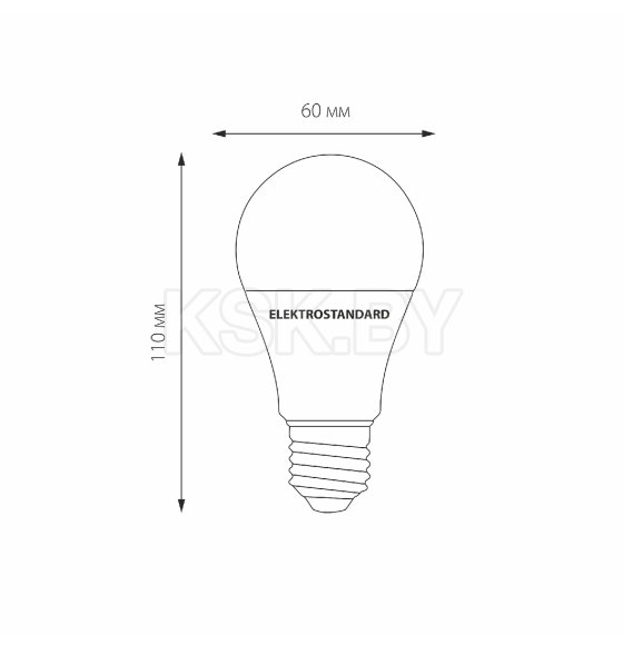 Лампа светодиод. E27 BLE2769 12W 4200K A60 ES (a060106) 