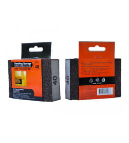 Губка  шлифовальная абразивная  *40* FIRSTTOOL прямоугольная 100мм*70мм*25мм