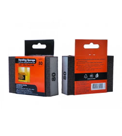 Губка шлифовальная абразивная  *80* FIRSTTOOL прямоугольная 100мм*70мм*25мм