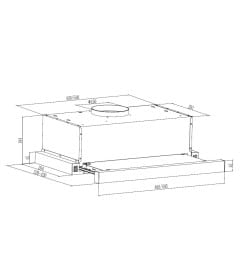 Вытяжка SCHTOFF TF-5260/L GBK