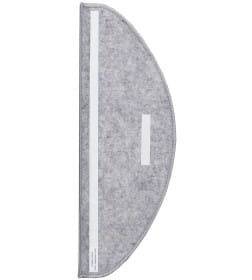 Коврик на ступеньки MATEX MY STEP. КОМПЛЕКТ 5 ШТ.. Размер: 23x65 Цвет: серый меланж. Состав: полипропилен 100%. Артикул: 53-736