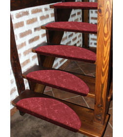 Коврик на ступеньки MATEX STEP  Размер: 23x65 Цвет: Бордовый Артикул: 51-442