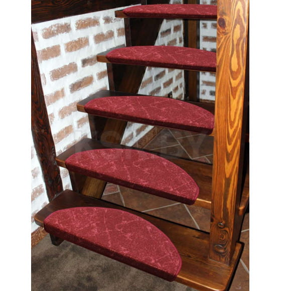 Коврик на ступеньки MATEX STEP  Размер: 23x65 Цвет: Бордовый Артикул: 51-442 (51-442) 