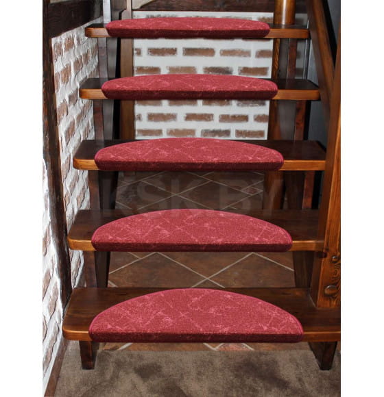 Коврик на ступеньки MATEX STEP  Размер: 23x65 Цвет: Бордовый Артикул: 51-442 (51-442) 
