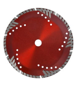 Диск алмазный 230х22,2 мм сегментный с защитными секторами, сухая резка Matrix 73157