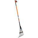 Грабли веерные 380х1755 мм, 16 зубьев, алюминиевый черенок 2580 FINLAND (2580) 