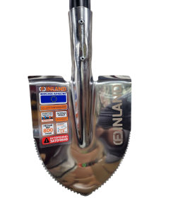 Лопата штыковая дамская 160х205х1190 мм, с зубьями, алюминиевый черенок 2624 FINLAND