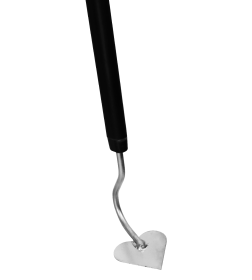 Тяпка сердце мини 70х1210 мм, алюминиевый черенок 2556 ЦИ НЕВЕСОМОСТЬ 