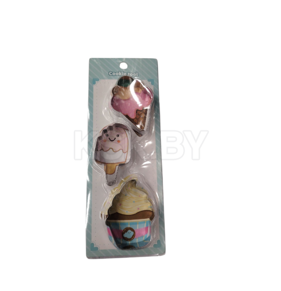 Набор формочек для печенья, 3 шт. DA2616 (DA2616) 