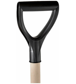 Лопата снеговая пластиковая 500х375 мм c дер. черенком STARTUL MASTER, ST9056-6