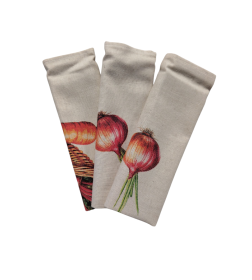 Комплект полотенец из 3шт, арт.22с145-ШР+К/п.р/фкор, (1 лен-27 хлопок-73 45*60 60 1 4815737102547)