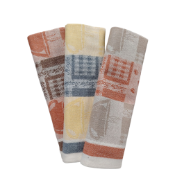 Комплект полотенец из 3 шт.24С193-ШР/фкор/ст.46х70 см 433 1