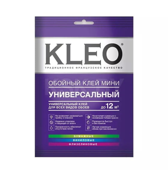 Клей обойный универсальный KLEO MINI Line Optima 60г