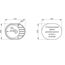 Мойка кухонная БелЭворс NEW LUX белый в компл. с сифоном