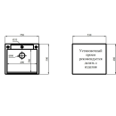 Мойка кухонная кварцевая Marblan CUBI белый мрамор