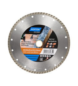 Диск алмазный 230х22,23мм Multi-material NORTON 