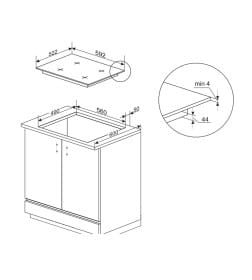 Индукционная варочная панель Hansa BHI67906