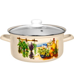 Кастрюля 3,0 л Санторини, С-1512 САП2/4ЖмЭК