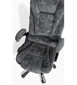 Вибромассажное кресло CALVIANO Veroni 56 серый плюш