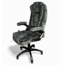 Вибромассажное кресло CALVIANO Veroni 56 серый плюш