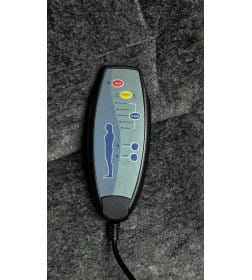 Вибромассажное кресло CALVIANO Veroni 56 серый плюш