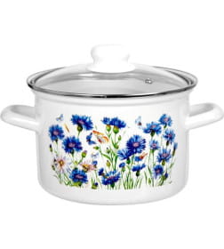 Кастрюля 3,0 л Васильки, С-1612 САП2/4ЭК