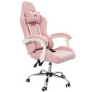 Вибромассажное кресло Calviano ASTI ULTIMATO pink fabric