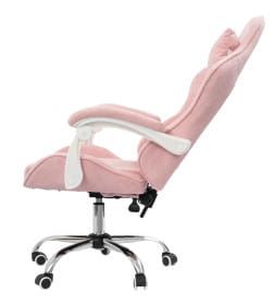 Вибромассажное кресло Calviano ASTI ULTIMATO pink fabric