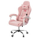 Вибромассажное кресло Calviano ASTI ULTIMATO pink fabric