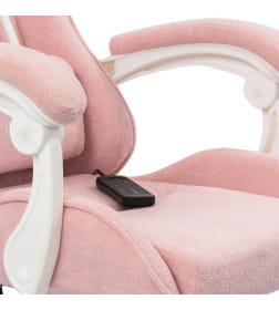 Вибромассажное кресло Calviano ASTI ULTIMATO pink fabric