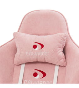 Вибромассажное кресло Calviano ASTI ULTIMATO pink fabric